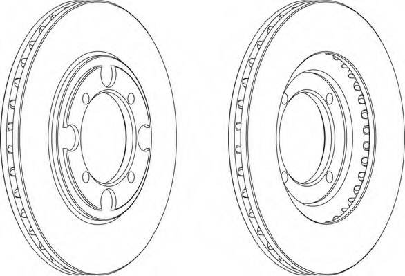 FERODO DDF482 Brake Disc